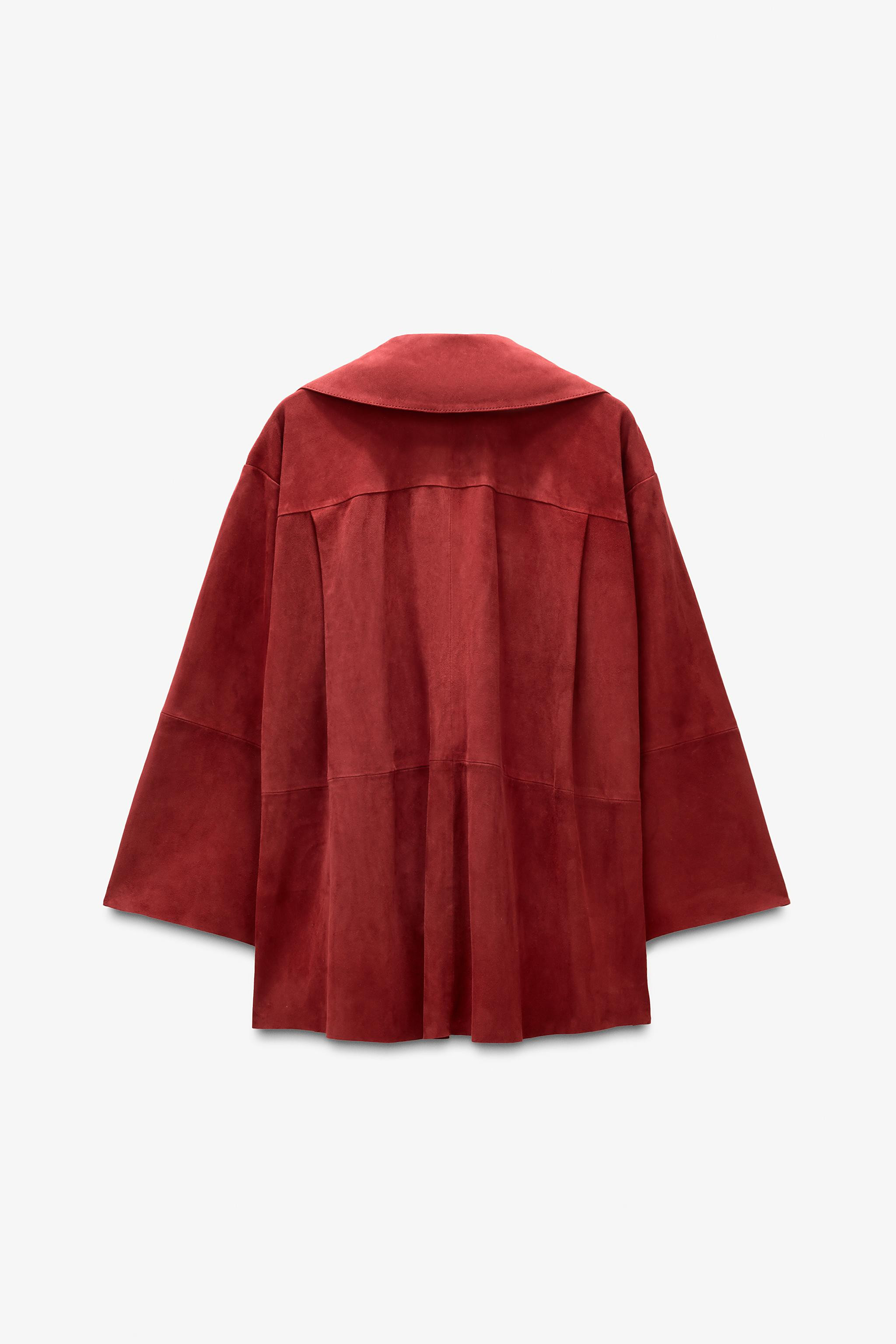 LIMITED EDITION SUEDE LEATHER POCKET SHIRT | Zara UK