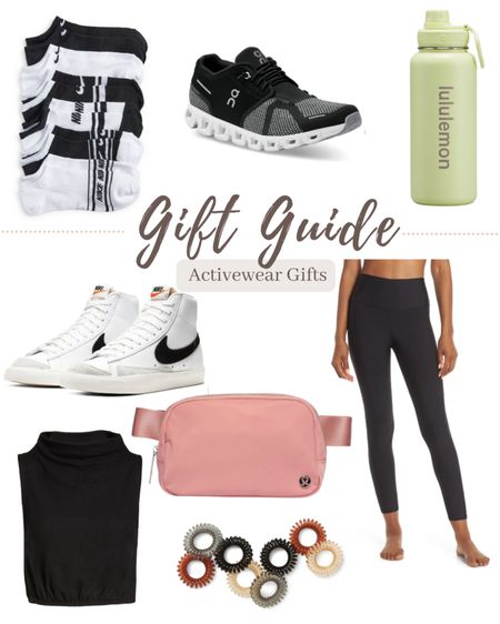 Activewear Gift Guide! Athletic gifts for her ✨stocking stuffers, gift guide for her, Lululemon, Lululemon belt bag, belt bag, alo, alo yoga, leggings, sneakers, running shoes, gym wear, Nike, cloud shoes, socks, water bottle, gifts under 100, sport gifts, holiday outfit, winter outfit, on cloud, on cloud shoes, Christmas gifts

#LTKGiftGuide #LTKshoecrush #LTKHoliday