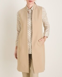 Elongated Plush Knit Vest | Chico's