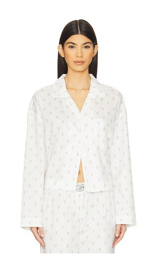 Dairy Boy Elizabeth Sleep Top in Baby Blue. - size L | Revolve Clothing (Global)