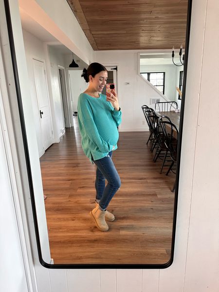 Oversized waffle knit sweater 

#LTKbump #LTKfindsunder50 #LTKstyletip