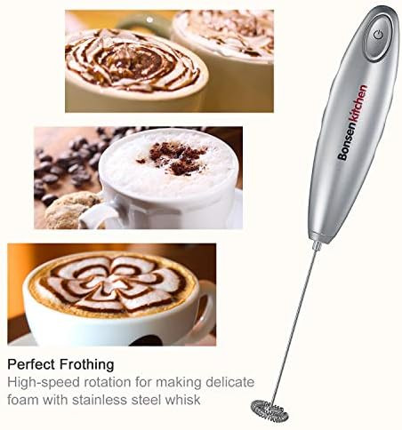 Bonsenkitchen Electric Milk Frother, Automatic Milk Foam Maker for Bulletproof coffee, Matcha, Hot C | Amazon (US)
