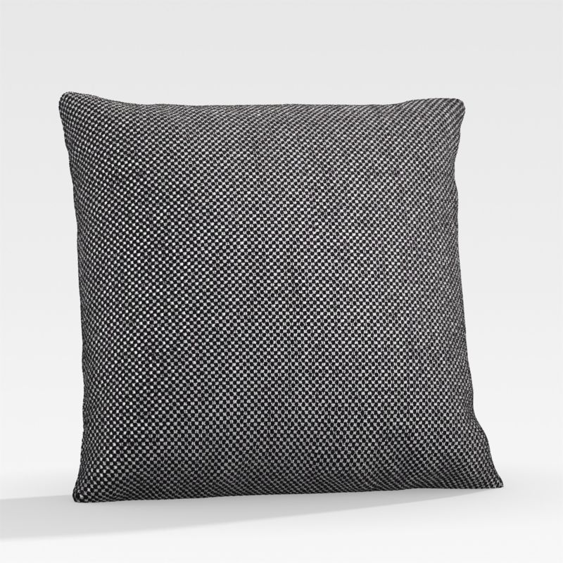 Trixie 20" Black Outdoor Pillow + Reviews | Crate and Barrel | Crate & Barrel