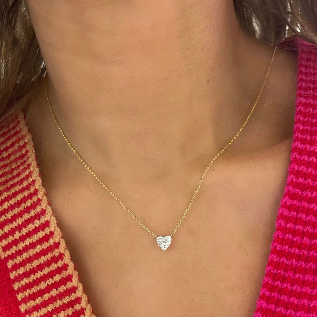 Vita Diamond Heart Necklace | RW Fine Jewelry