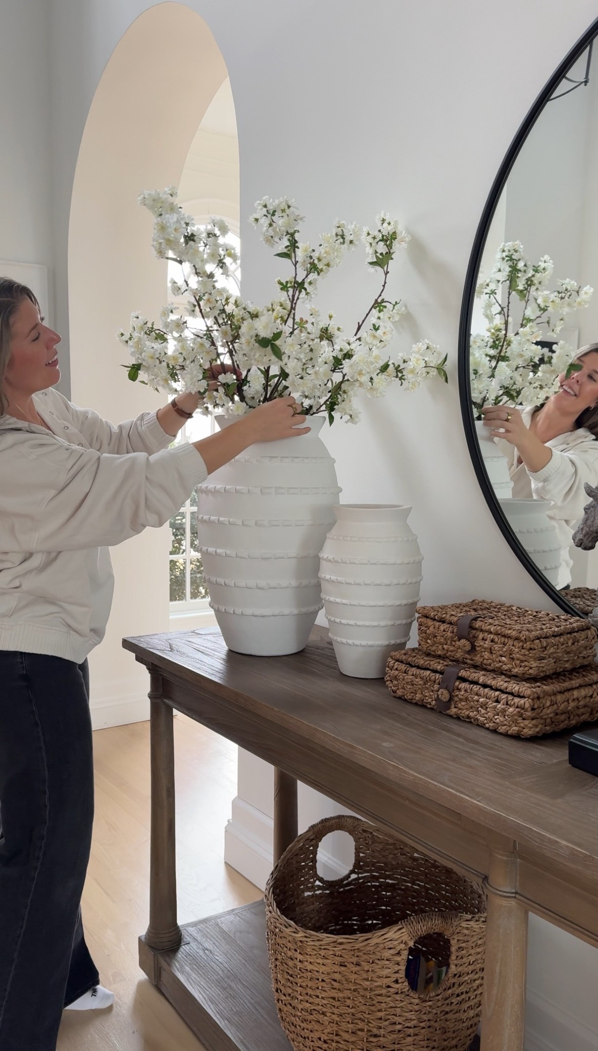 These cherry blossoms are so pretty! We got these last year and they still look brand new. Such an easy upgrade for spring! 

#LTKHome #LTKSeasonal