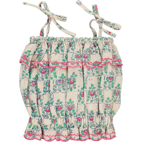 Rosella Top Rapunzel Blockprint | Maisonette