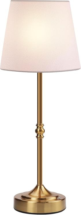 Rechargeable Cordless Table Lamp, 5000mAh Battery Operated Lamp, Wireless 3-Level Dimmable Touch ... | Amazon (US)