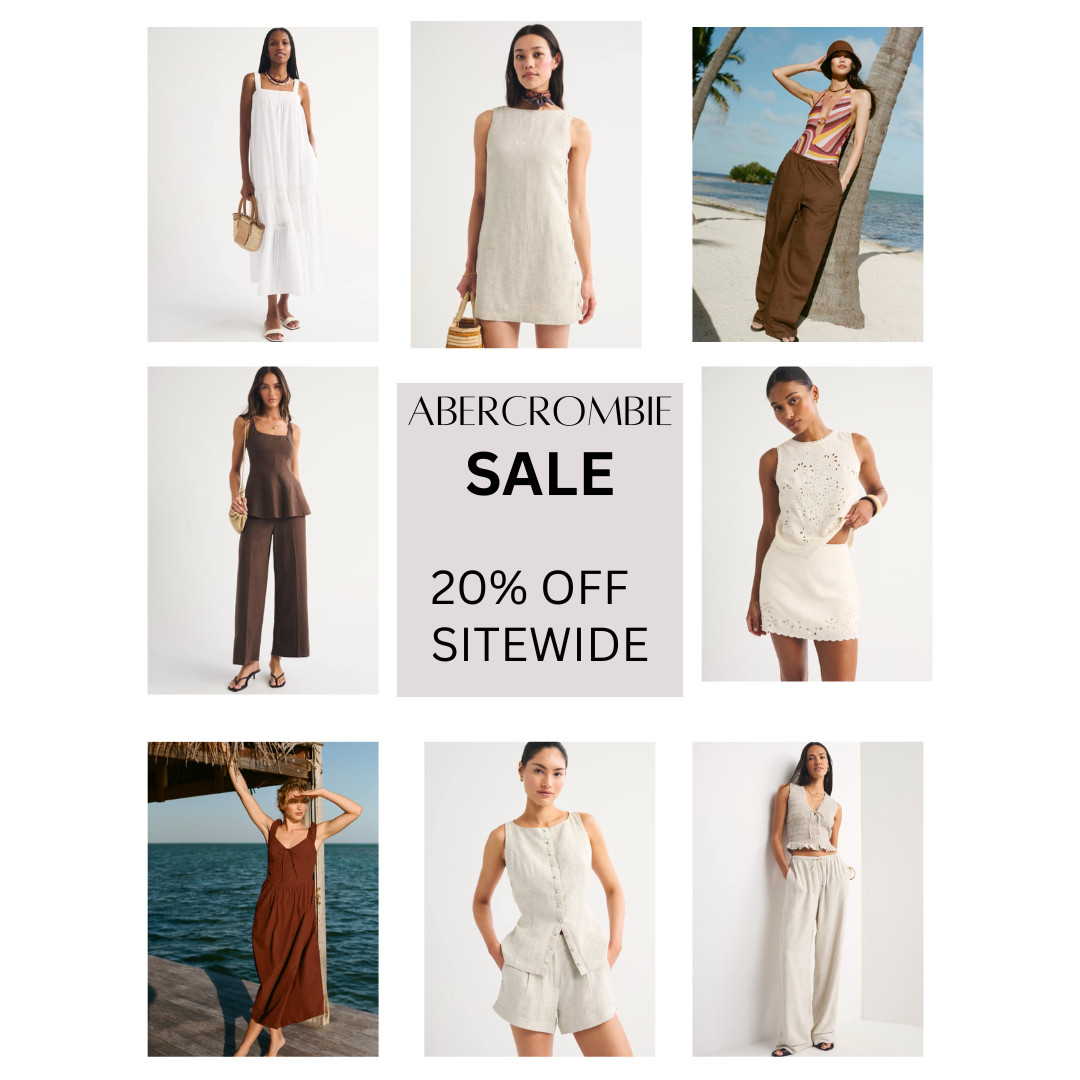 Abercrombie Sale: 20% Off Sitewide- so many linen sets and outfits perfect for summer, vacation, travel, European destinations


ootd style fashion, beach trip, matching set, vacation, Italy, Spain, Mallorca, Miami, Mexico

#LTKSaleAlert #LTKSwim #LTKTravel