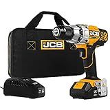 JCB Tools - JCB 20V Cordless Drill Driver Power Tool - Includes 2.0Ah Battery, Charger And Zip Case  | Amazon (US)