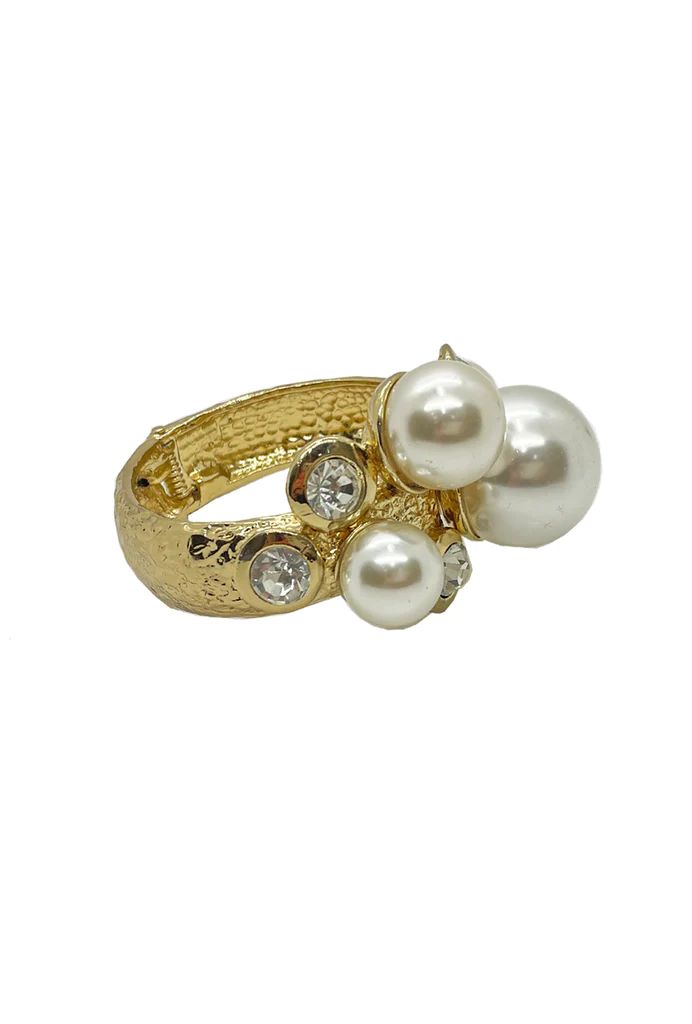 The Mother of All Pearls Cuff - Gold | Shop BURU