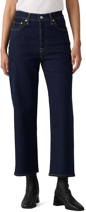 Levi's Women's Ribcage Straight Ankle Jeans | Amazon (US)