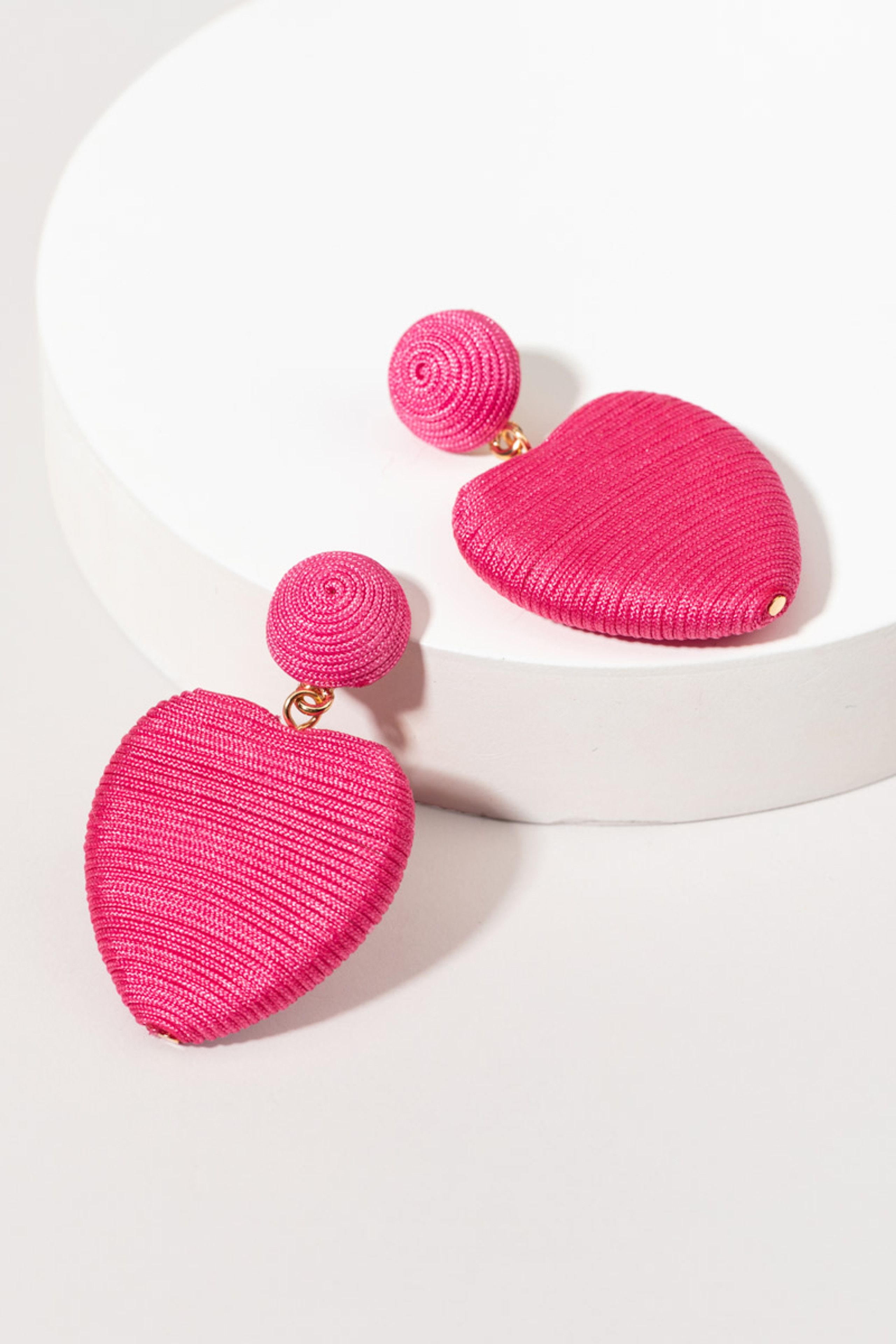 Aleta Heart Drop Earrings | Francesca's