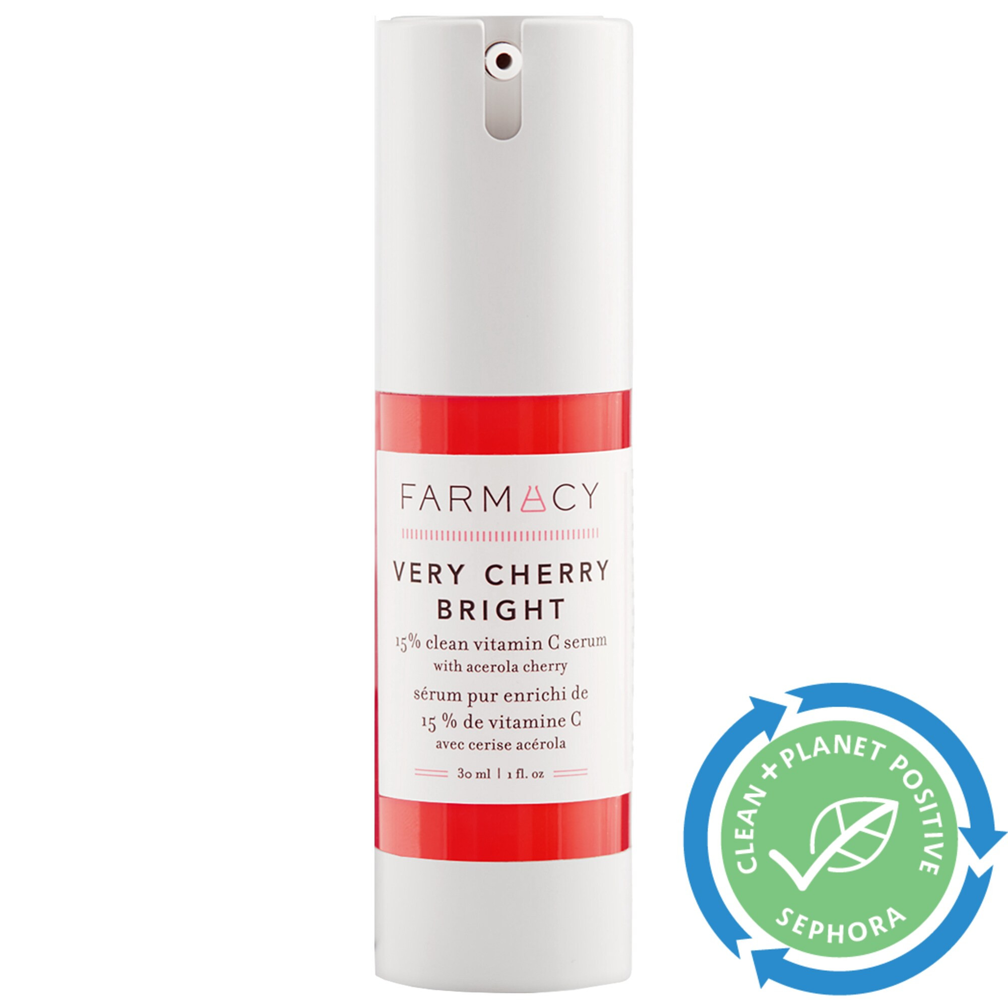 Farmacy Very Cherry Bright 15% Clean Vitamin C Serum with Acerola Cherry 1.0 oz/ 30 mL | Sephora (US)