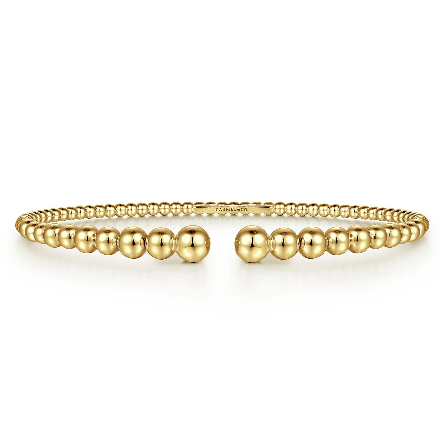Bujukan Bead Graduating Open Bangle Bracelet | J. Brooks Jewelers