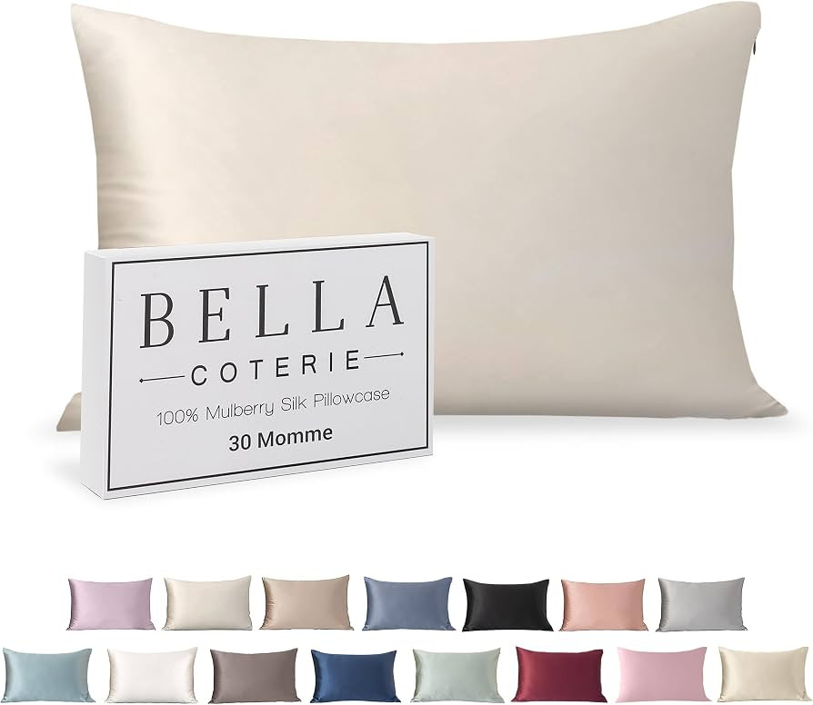Bella Coterie | Luxury Silk Pillowcase for Hair and Skin | King Size | Amazon (US)