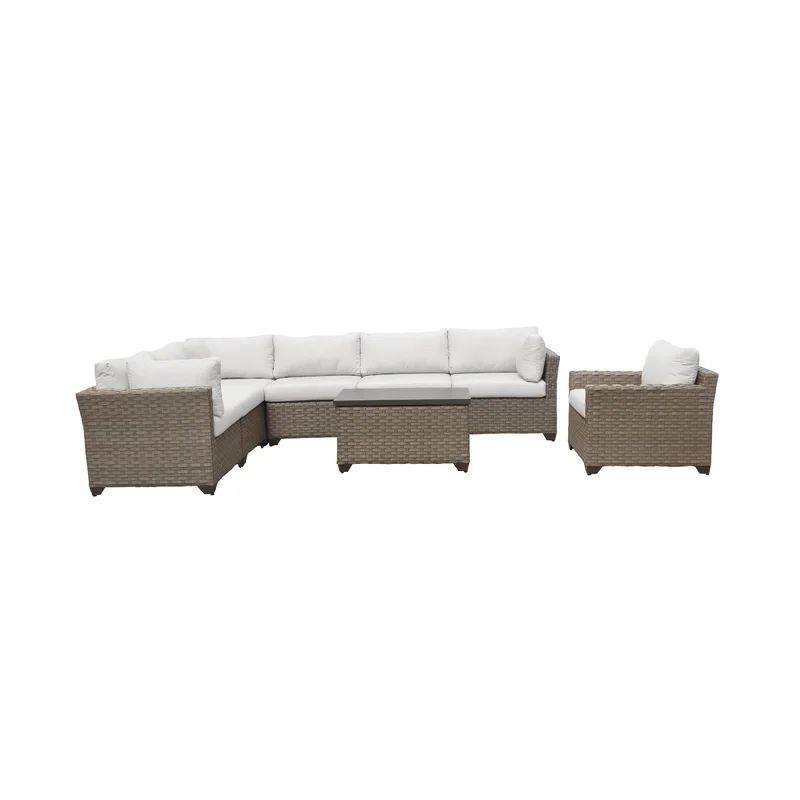 Monterey 8 Piece Sectional Seating Group with Cushions | Wayfair North America