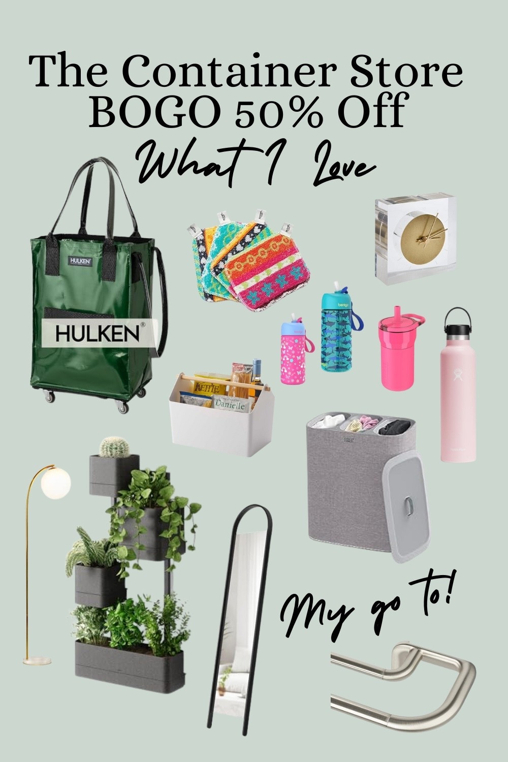 The container store BOGO 50% off sale includes so many fantastic finds!! 

From the fan favorite Hulken bags, to stylish wall planters, modern full length leaning mirrors, genius three basket laundry systems, top brand vacuums, eco friendly reusable scrubber pads, curved blackout curtain rods, and a huge array of top tier water bottles for the whole family.

Here are some of my favorites - but checkout the sale yourself because there is so much!

#sales #bogo #organization #LTKFinds 

#LTKSaleAlert #LTKHome #LTKFindsUnder100