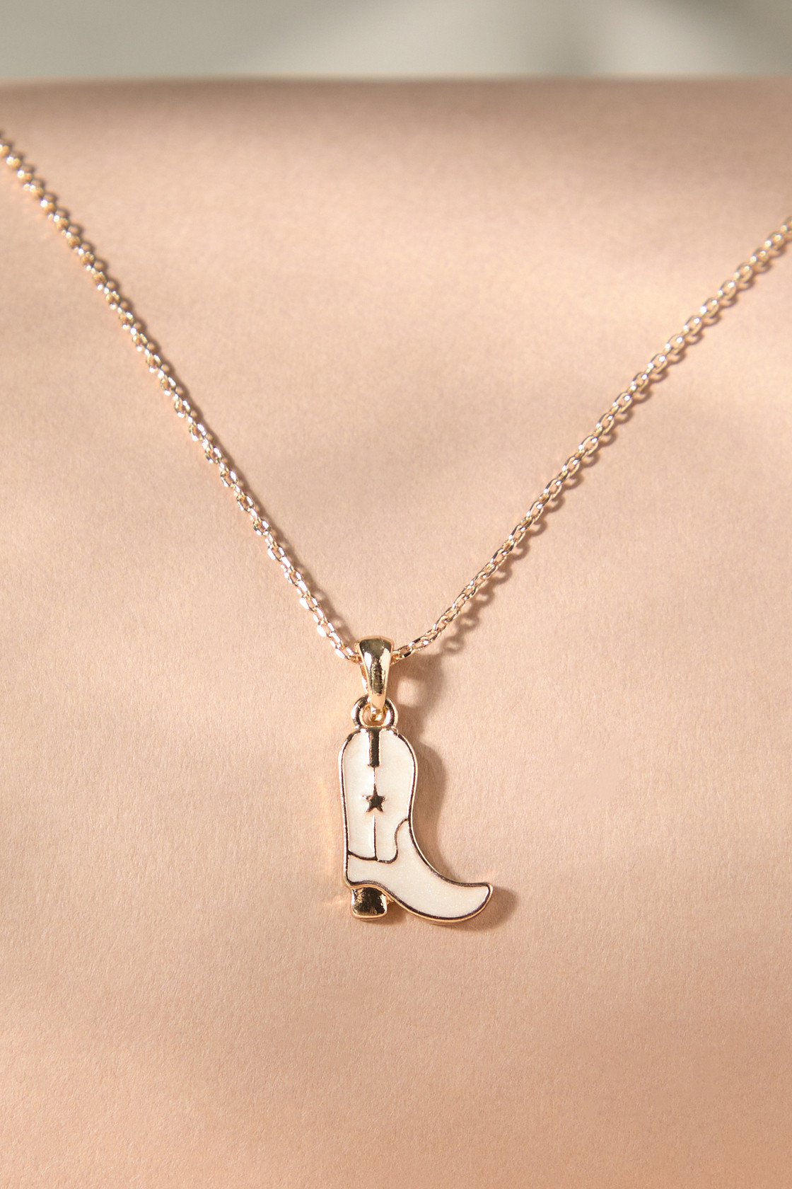 Cowboy Boot Charm Necklace | Altar'd State
