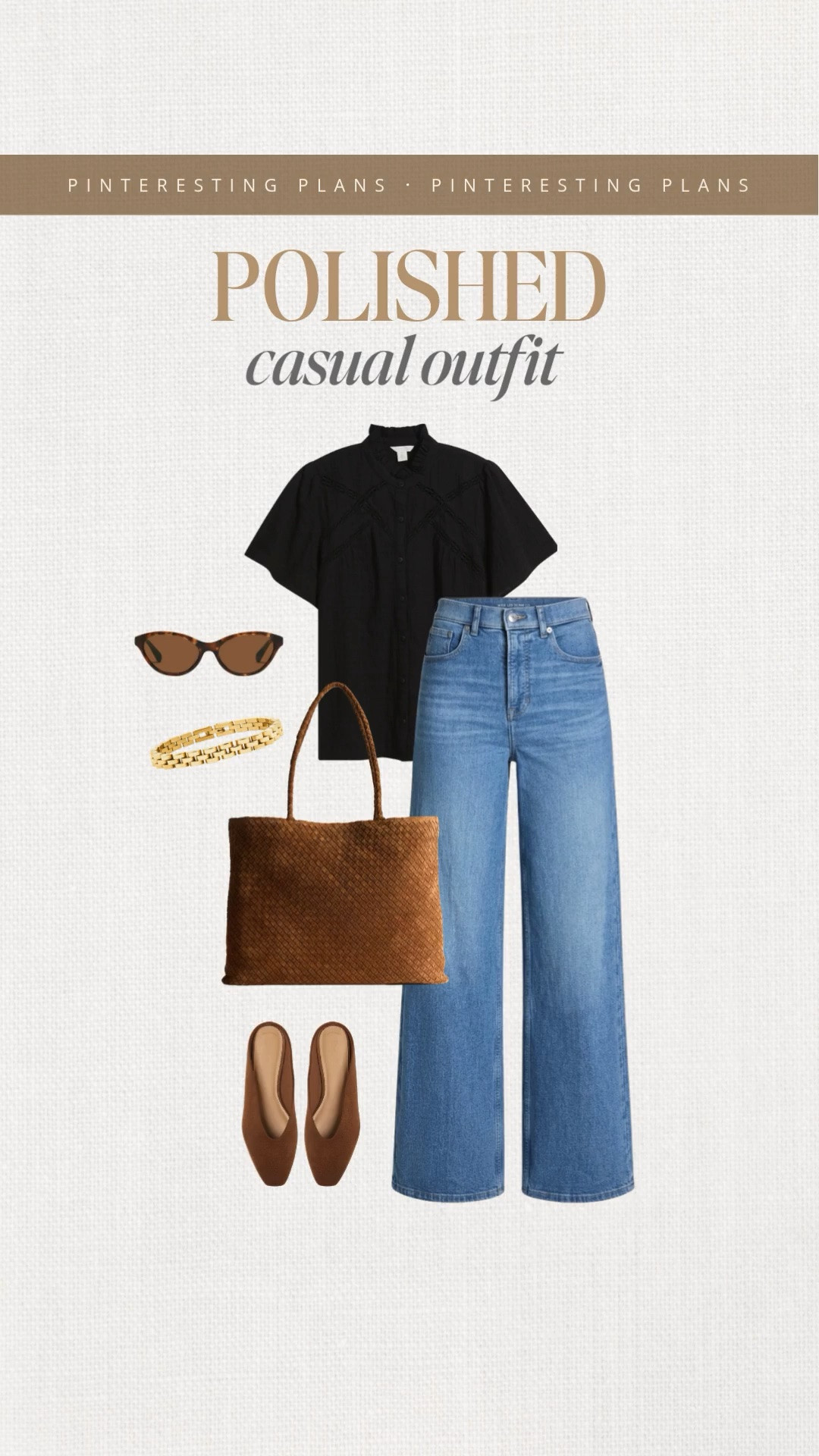 Polished Casual Outfit 🙌🏻🙌🏻

#LTKdayinmylife #LTKOver40 #LTKootd