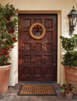 Wilburn Rattan Wreath, Ginger | Lulu and Georgia 