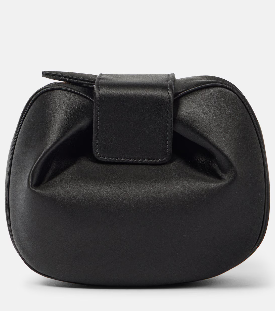 Soft Demi satin clutch | Mytheresa (US/CA)