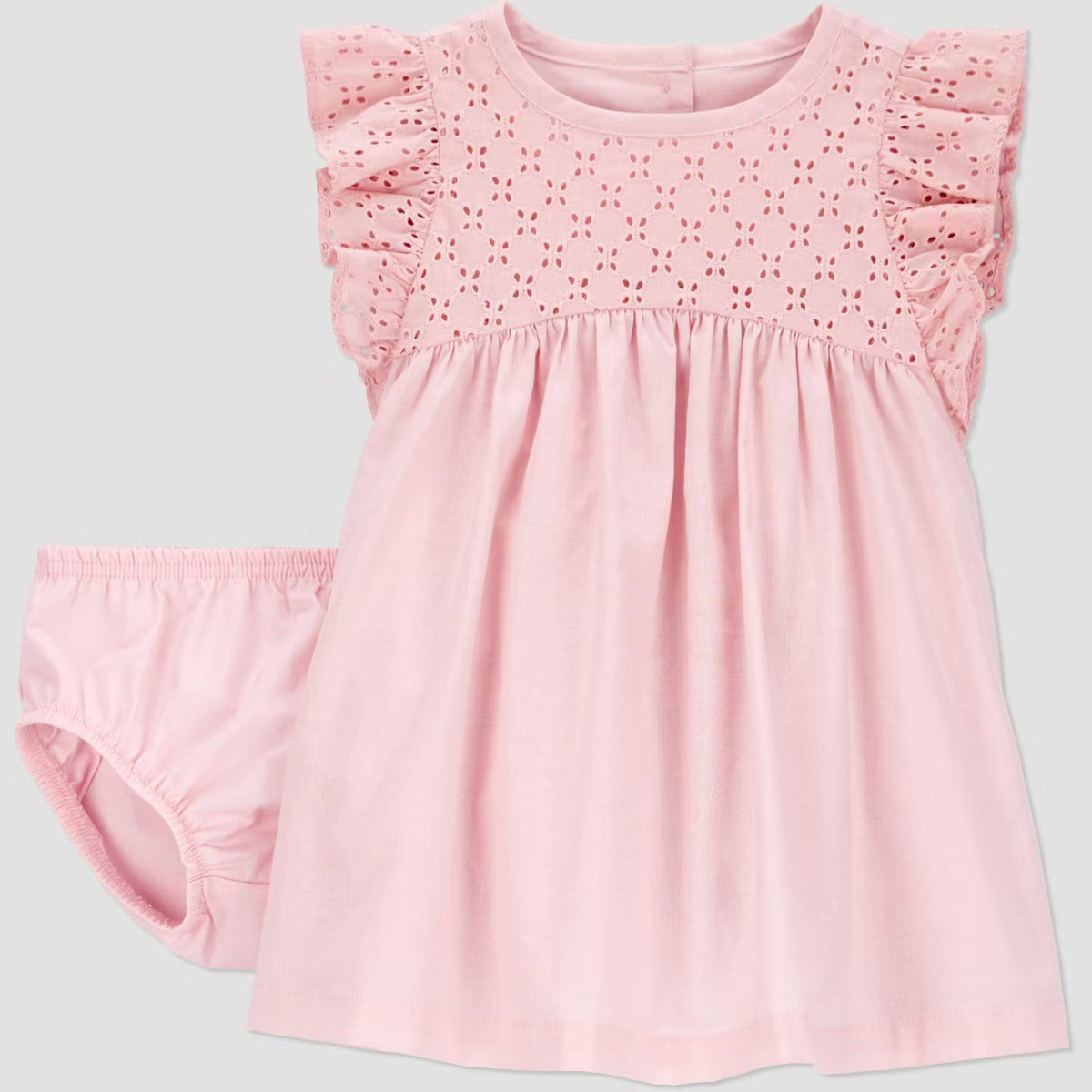 Carter's Just One You®️ Baby Girls' Eyelet Dress - Pink | Target