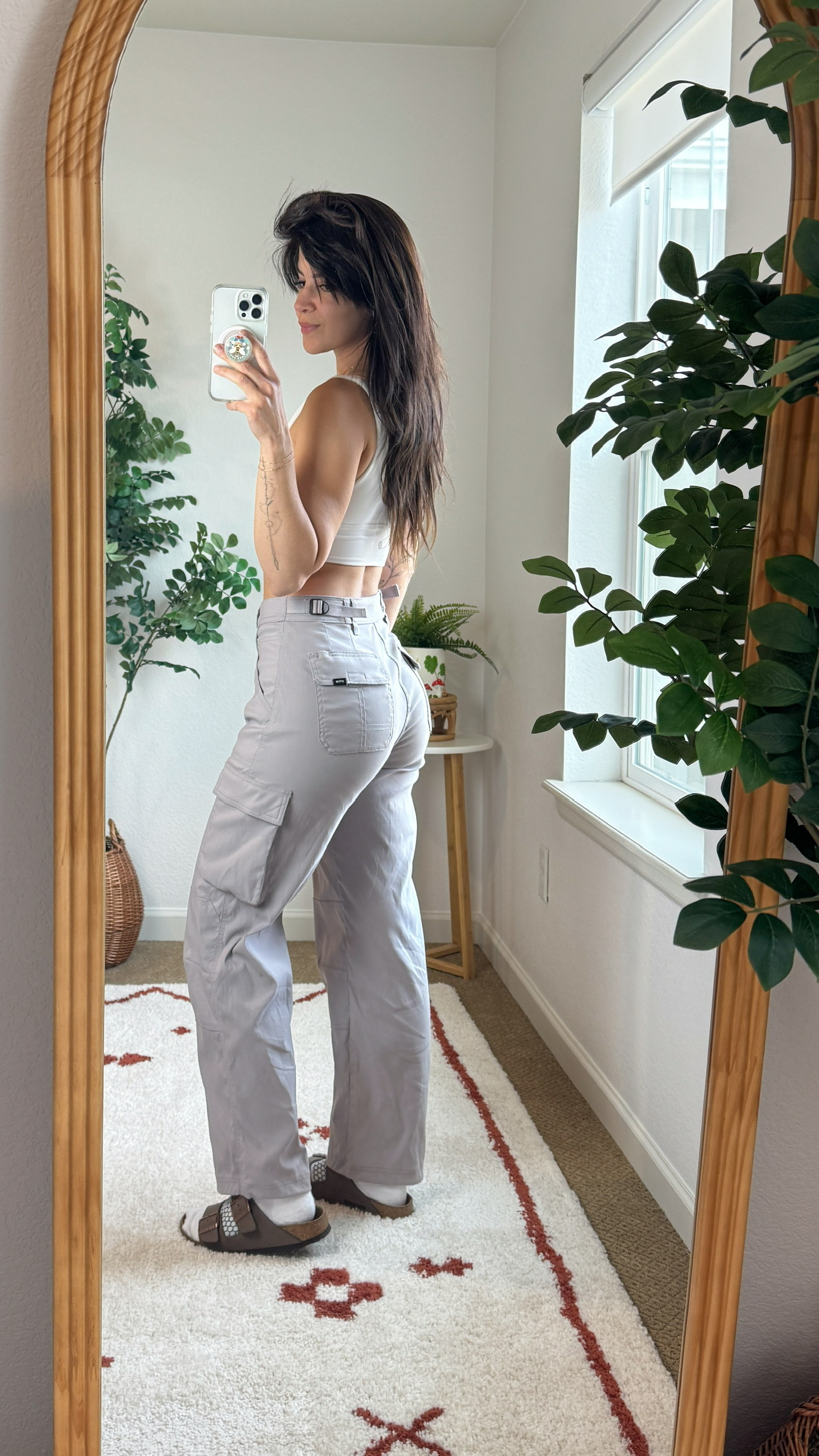 Cute and comfy outfit | Spring outfit | Prana | Athleisure | Outdoors outfit | Summer outfit

Wearing:
lululemon Align™ V-Neck Bra *Light Support, C/D Cup
Prana Zion stretch cargo pants in haze
Bombas Women's Solids Half Calf Socks - white

#LTKTravel #LTKStyleTip #LTKActive