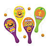 Christian Pumpkin Paddleball Games - 12 Pc. | Oriental Trading Company