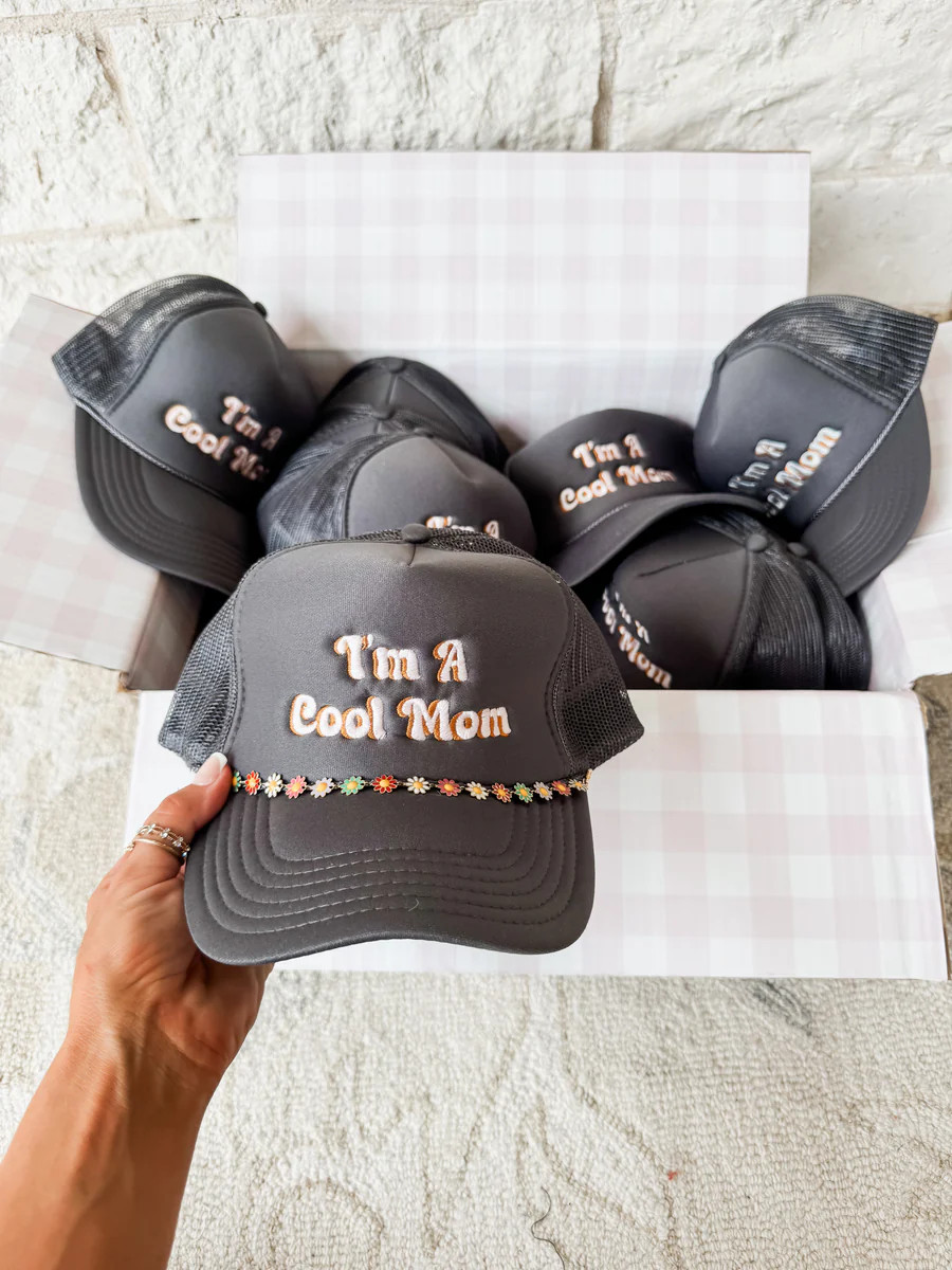 I\u2019m A Cool Mom Trucker Hat (chain not included) | CK Squared Boutique