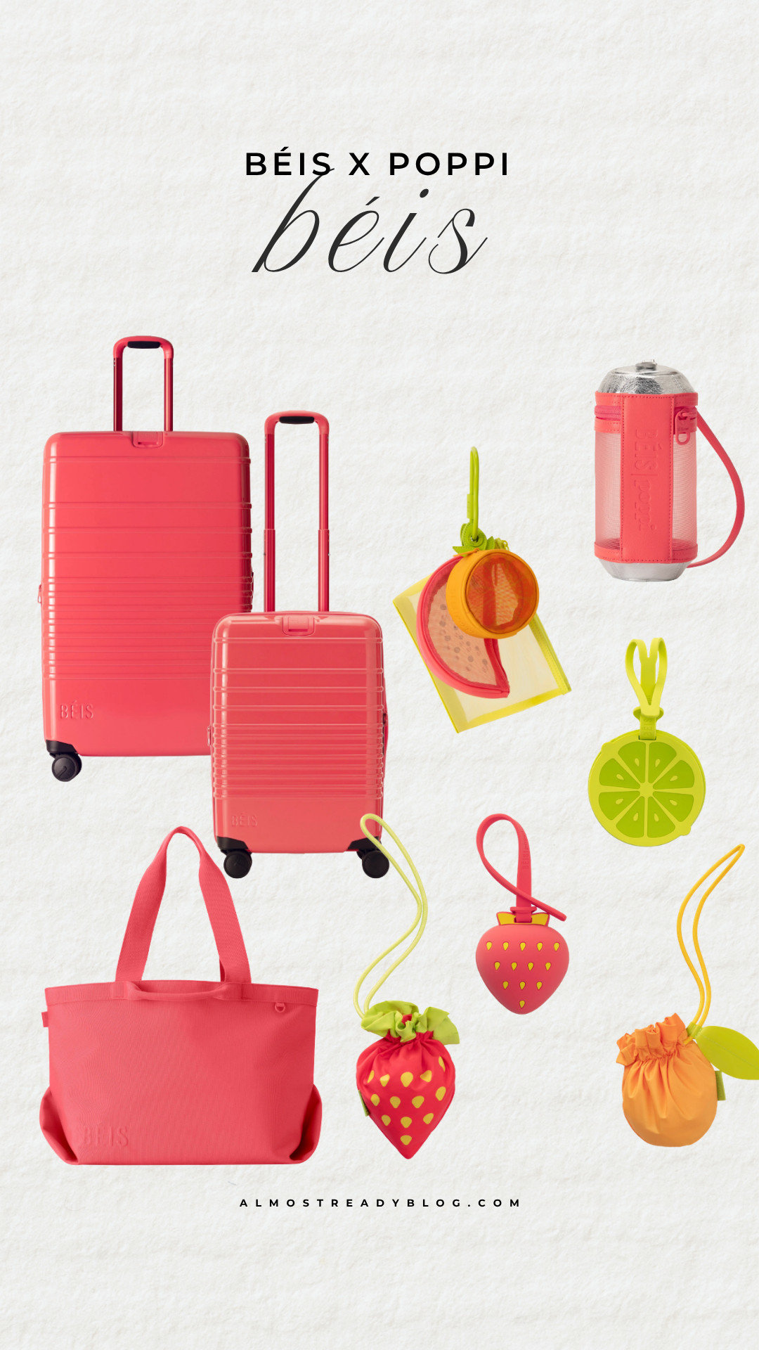 Béis x Poppi new collection, summer travel luggage, travel must haves, travel essentials, beach vacation, poolside style, resort wear, vacation essentials, summer getaway, tropical vacation, beach accessories, travel accessories

#LTKTravel