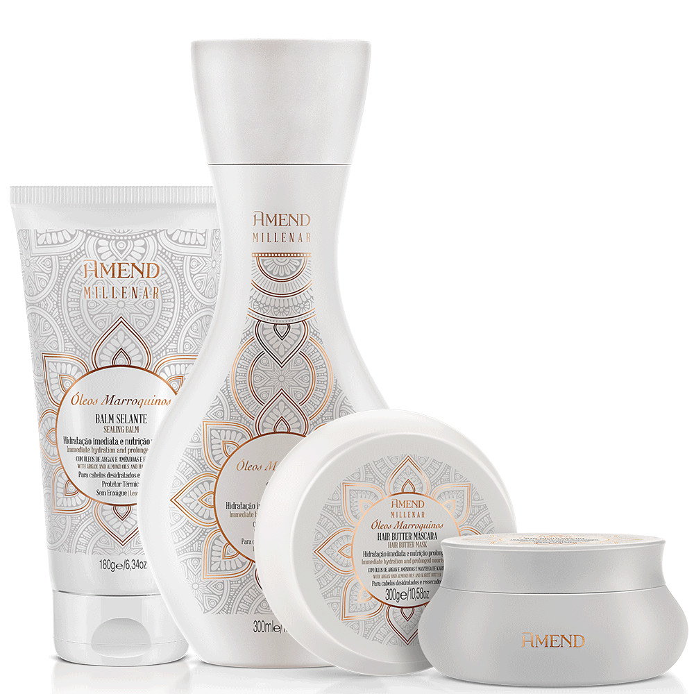 Hair Butter Máscara  Amend Millenar Óleos Marroquinos 300g | Amend (BR)