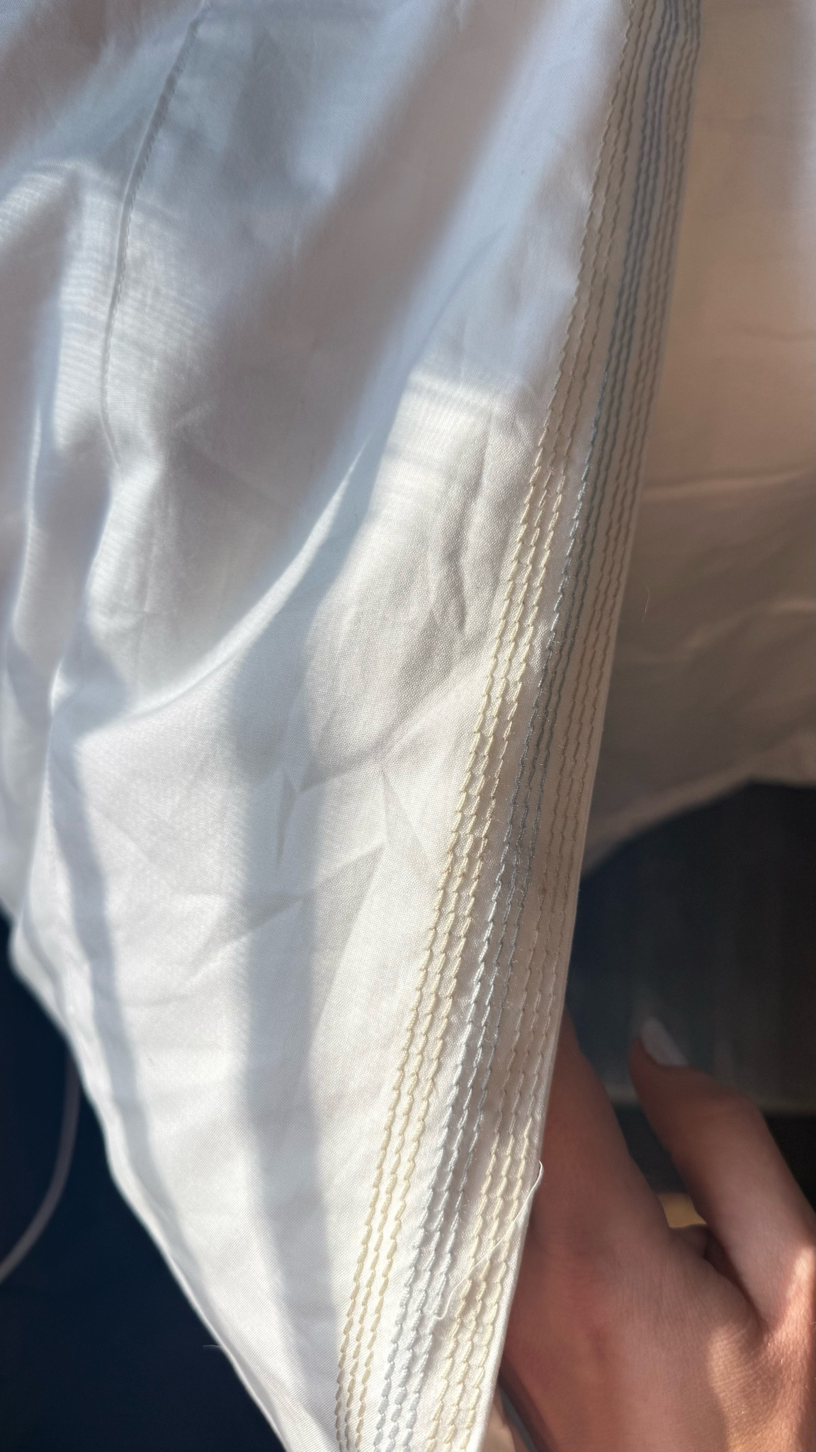 Obsessed with the subtle embroidery on these @Boll & Branch sheets! They have the cutest little sheet details

#LTKdayinmylife #LTKHome #LTKSaleAlert
