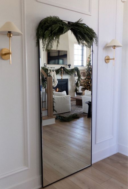 Holiday Decor - hallway mirror & garland! #kathleenpost #holidaydecor #homedecke

#LTKhome #LTKHoliday #LTKSeasonal