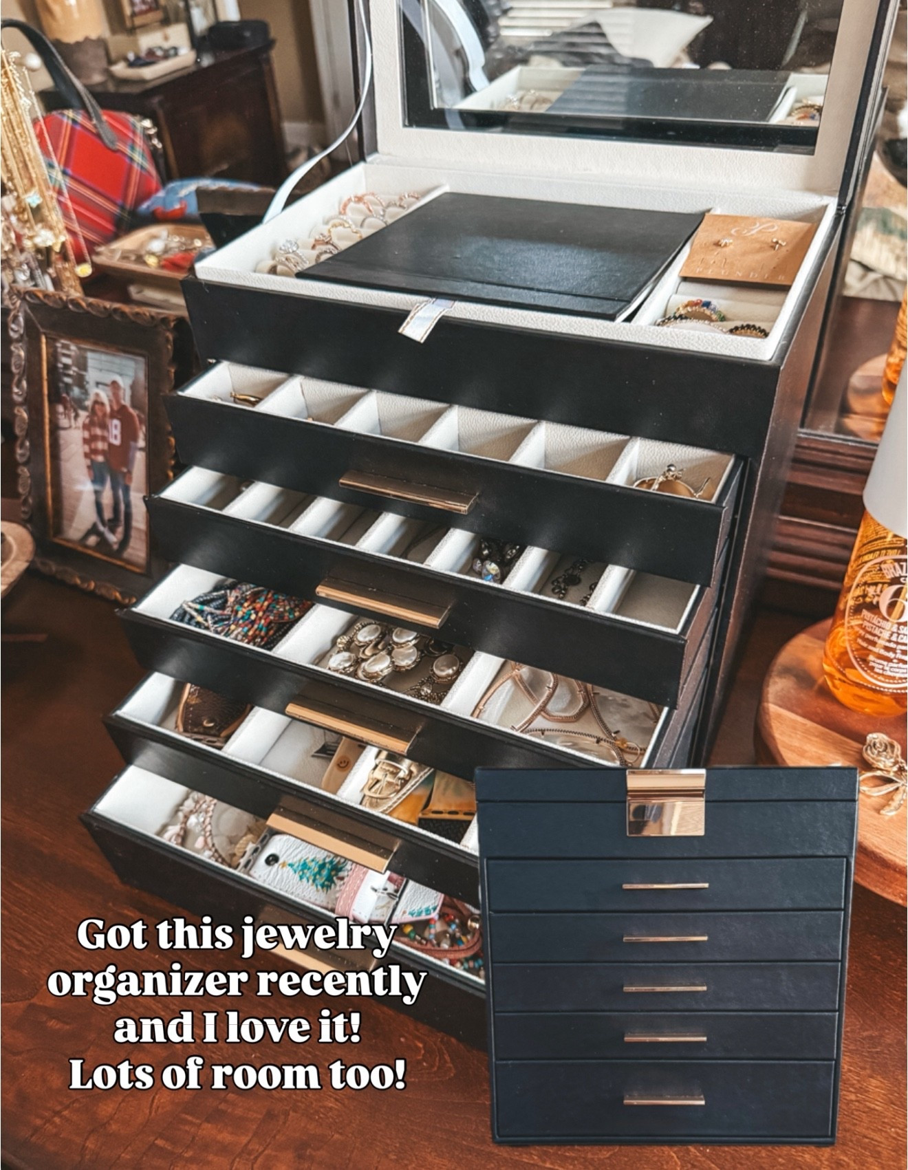 This jewelry organizer holds so much and I love it in my bedroom on my dresser 


#LTKHome #LTKFindsUnder50