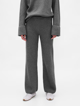 CashSoft Shaker-Stitch Sweater Pants | Gap (US)