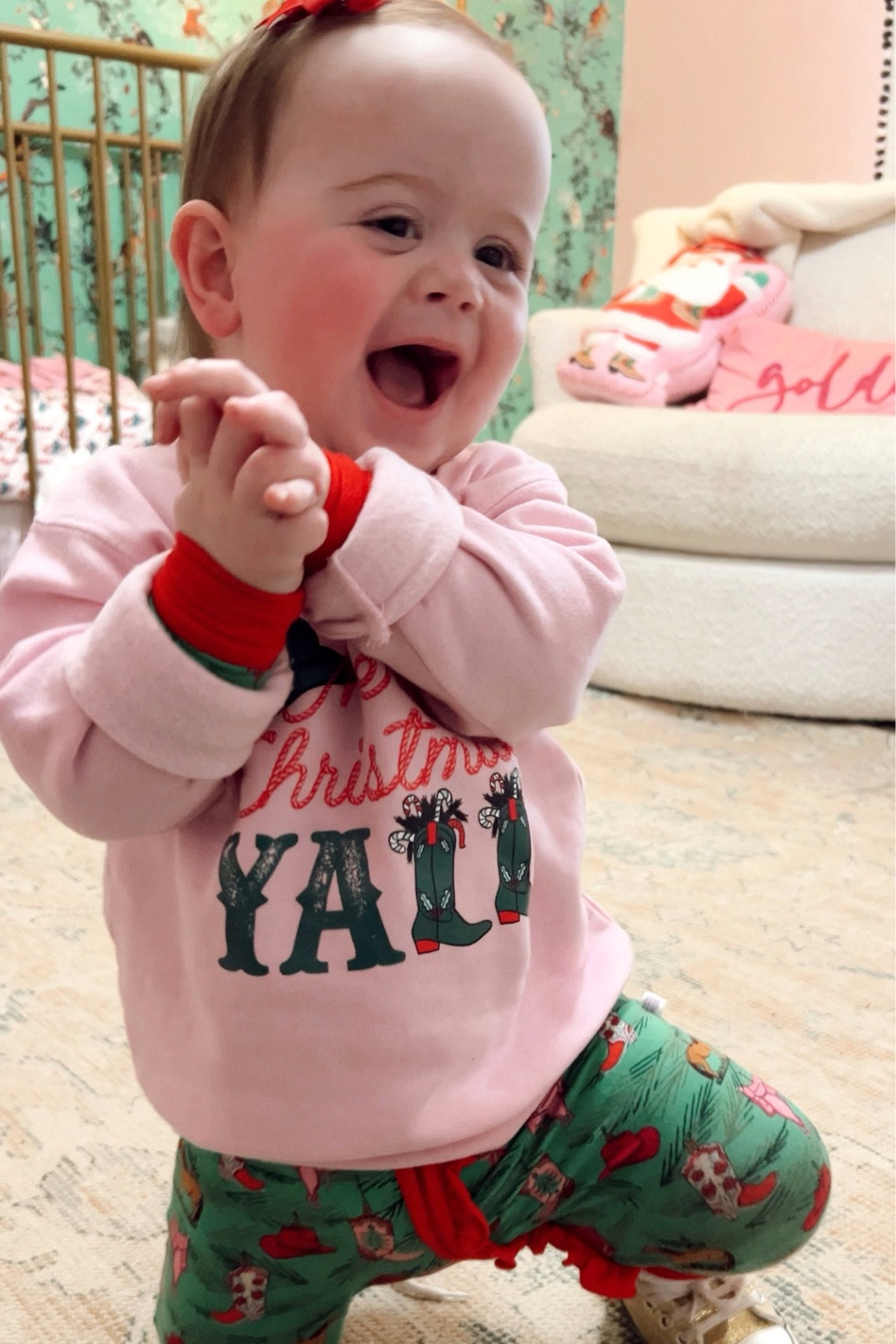 Baby gurl toddler Christmas holiday comfy sweatshirt 

#LTKGiftGuide #LTKBaby #LTKHoliday