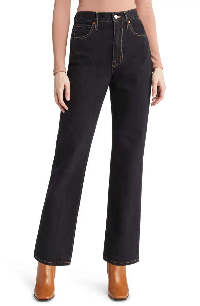 London High Rise Straight Leg Jeans | Nordstrom