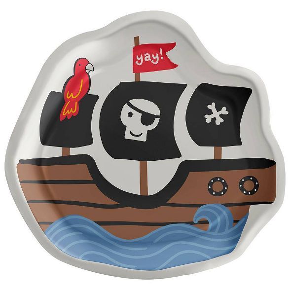 10ct Pirate Cove Snack Paper Plates - Spritz&#8482; | Target