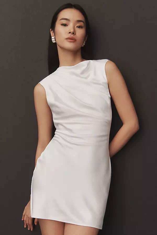 Annabel Sleeveless High-Neck Mini Dress | Anthropologie (US)