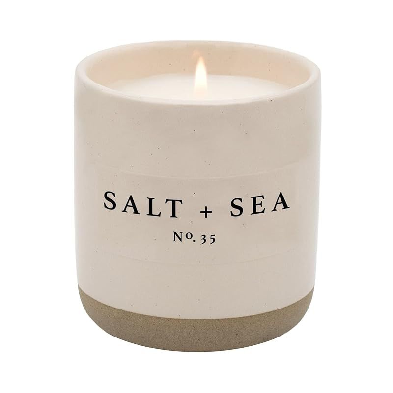 Sweet Water Decor Salt and Sea Candle | Sea Salt, Citrus, Amber, Musk, Beach Scented Soy Candles ... | Amazon (US)