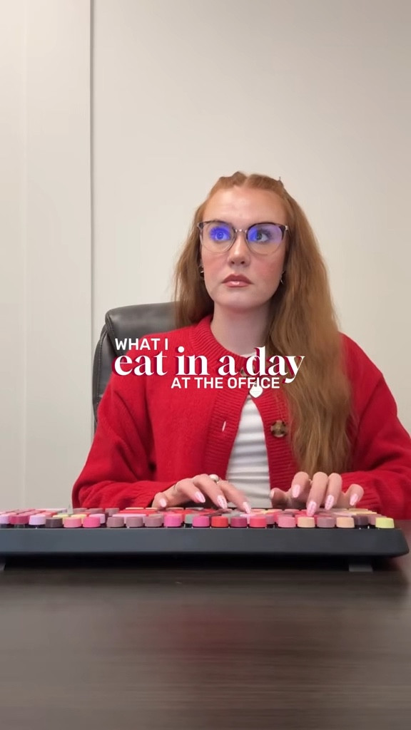 what i eat in a day, featuring my cutie office essentials 🤍

#LTKWorkwear #LTKootd #LTKdayinmylife