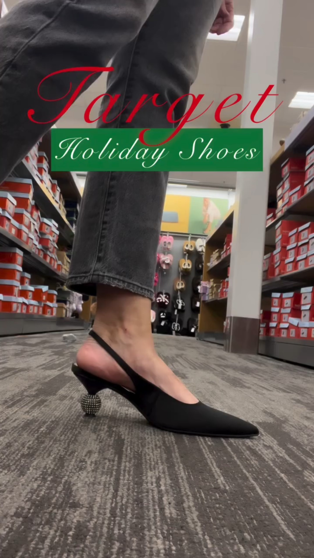 Target Holiday Shoes 🎄❤️ Comment SHOP for links! 

Target always has the best holiday styles, but they always do quick!  Grab your size while you can! 

#holidayshoes #christmasoutfit #shoesofinstagram