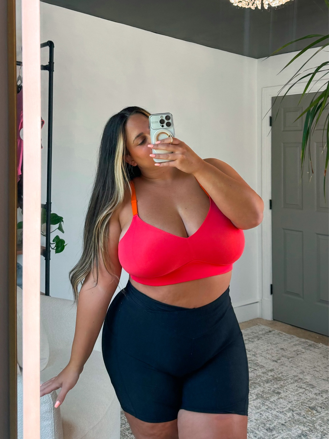 SIZING REFERENCE: 5’2” / 14-16 / 38J 

Wearing bralette in size 3XL, low back

Wearing biker shorts in an XL. Comfortable lounge fit! 

#ltkcurves #size14 #size16 #fullbust #bras #bralette #closetbasics 

#LTKPlusSize #LTKFindsUnder50 #LTKMidsize