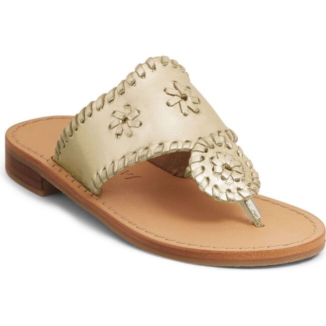 Jack Rogers | Sandal, Platinum (Gold, Size 11) | Maisonette | Maisonette