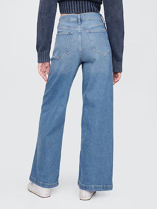 High Stride Wide-Leg Ankle Jeans | Gap (US)