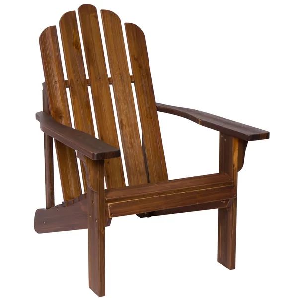 Wivenhoe Solid Wood Adirondack Chair | Wayfair North America