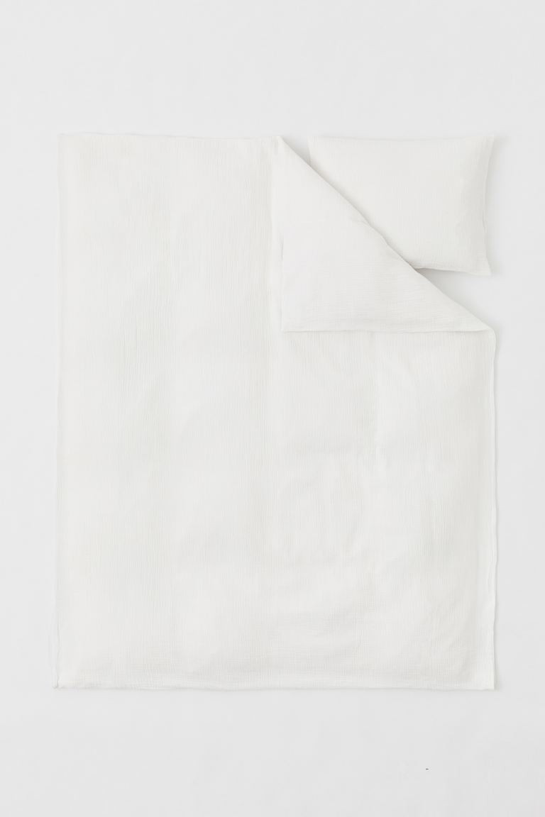Muslin Twin Duvet Cover Set | H&M (US + CA)