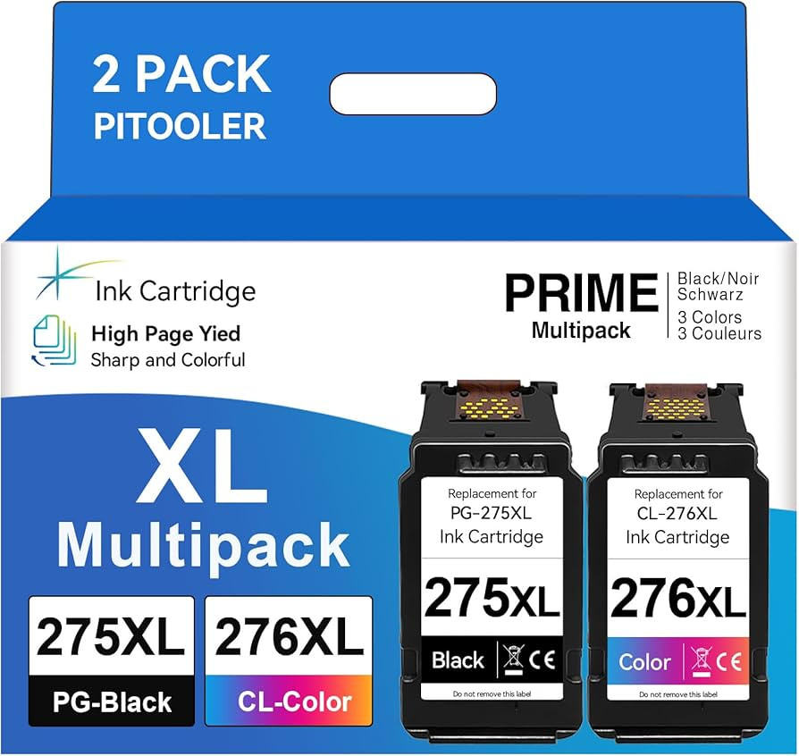 PG-275 XL/CL-276 XL High Yield Compatible for Canon 275 276 XL Ink Cartridges Replacement for Can... | Amazon (CA)