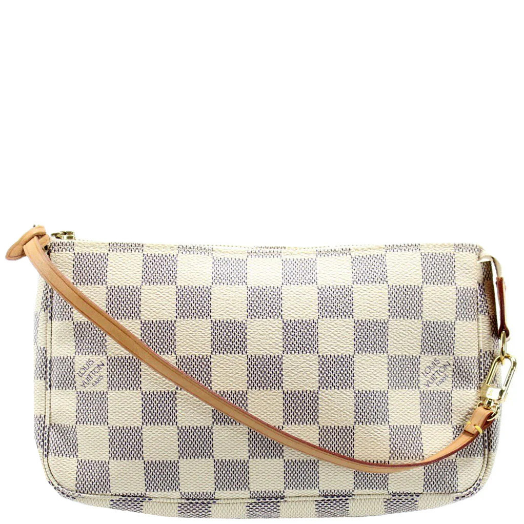 Pochette Accessories Damier Azur (PL3) | Keeks Designer Handbags