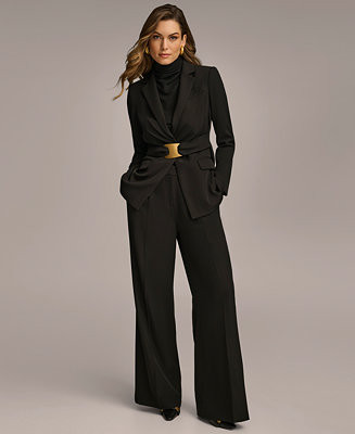 Women's Belted Blazer | Macy's